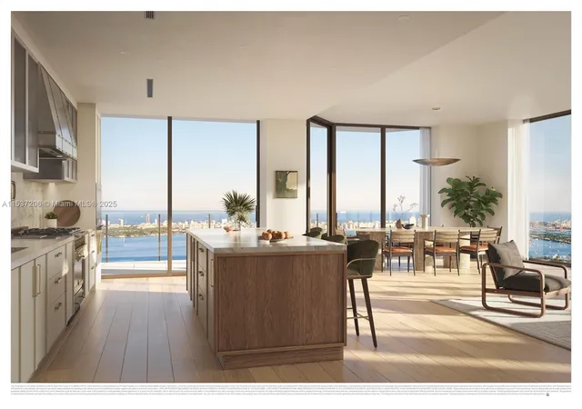 a view of a city that has tall buildings