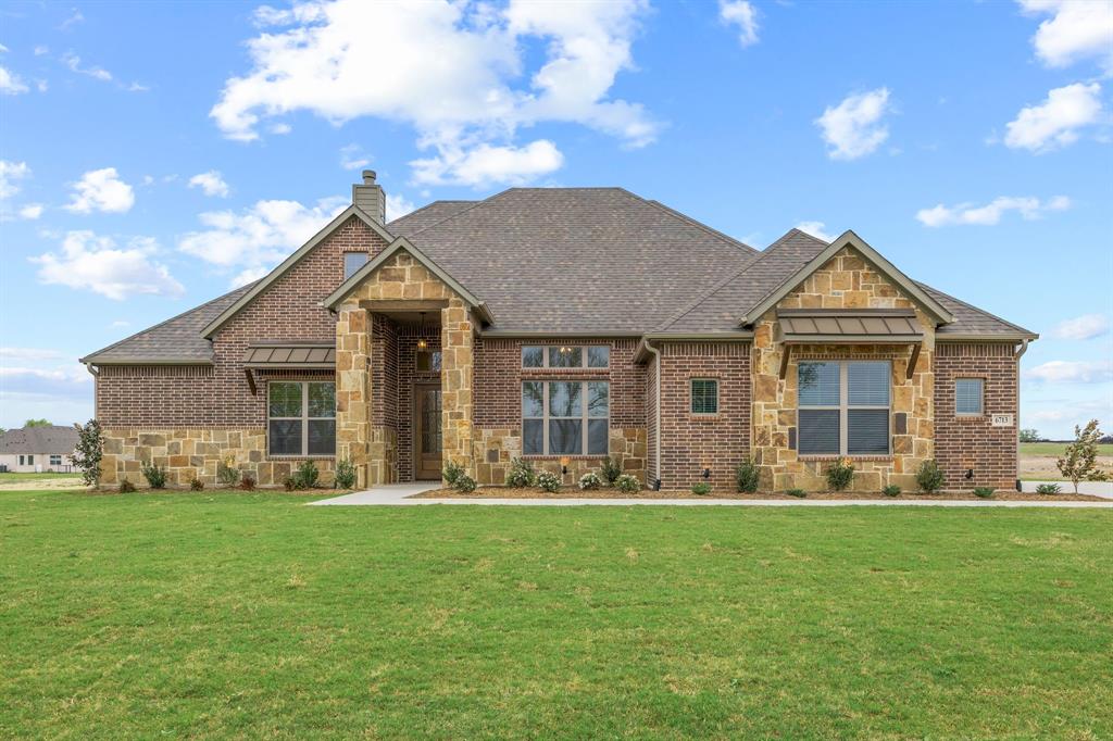 6713 Odom Road Sanger, TX 76266 - Photo 2 of 32 a front view of house with yard