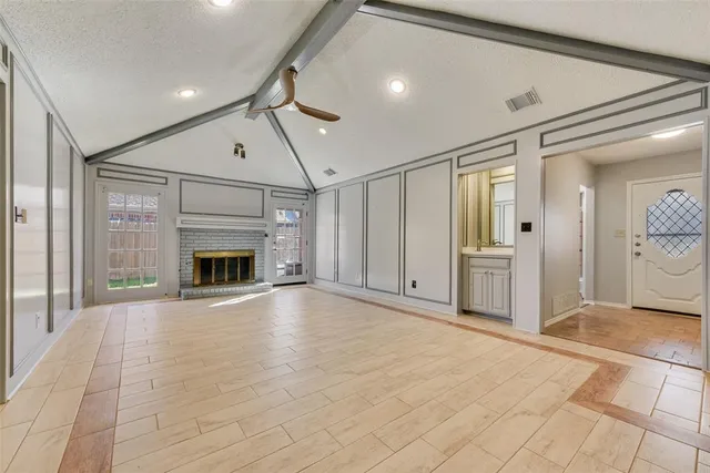 a view of an empty room