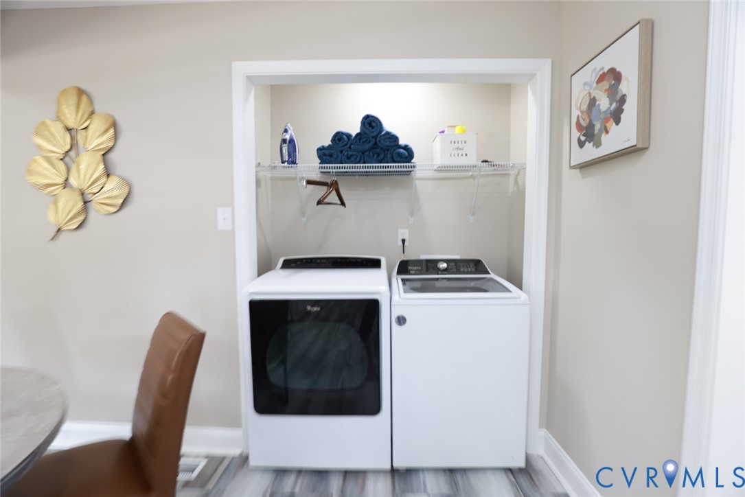 3007 Dunwick Road Richmond, VA 23230 - Photo 38 of 49 Laundry closet featuring a wire shelving unit and