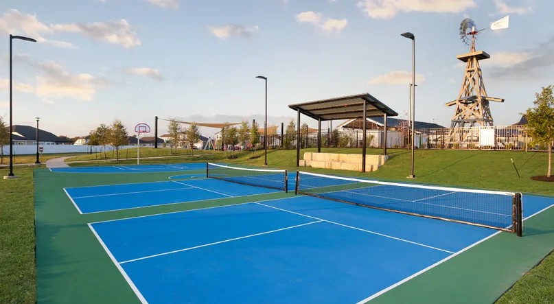 162 Hayloft Lane Elgin, TX 78621 - Photo 25 of 26 a tennis court view