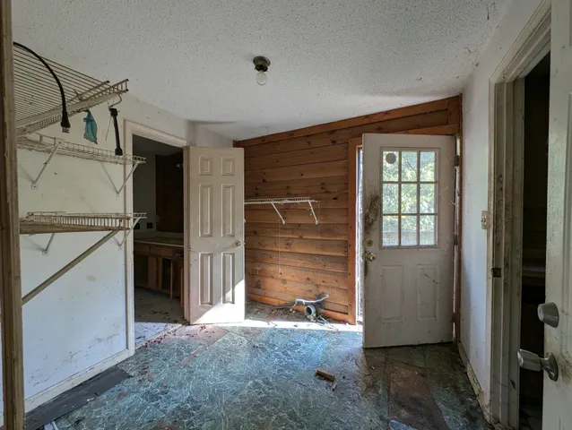 wooden floor in an empty room