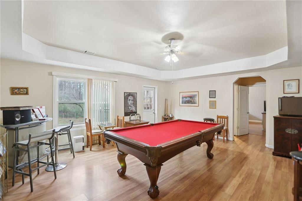 419 Long Shore Way Newnan, GA 30265 - Photo 21 of 29 a room with furniture pool table and flat screen tv