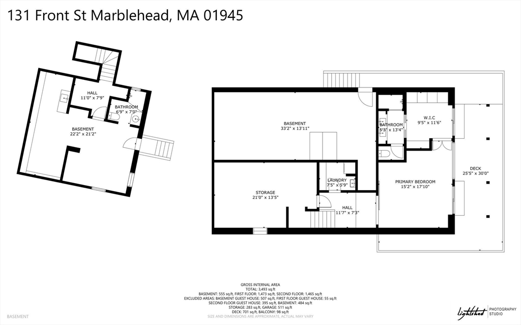 131 Front Street Marblehead, MA 01945 - Photo 40 of 41 a black and white photo of a living room
