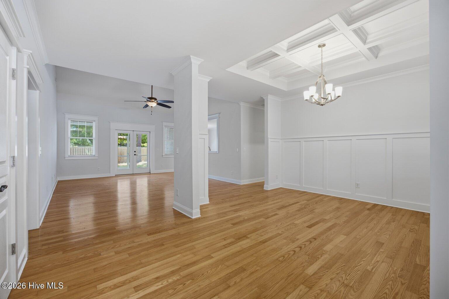 23 Stonegate Circle Hampstead, NC 28443 - Photo 30 of 64 From the Entryway, showing off coffered ceiling in the dining room