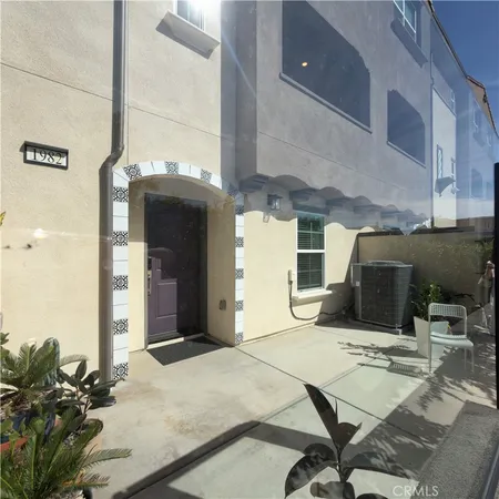 a workspace with furniture and natural light