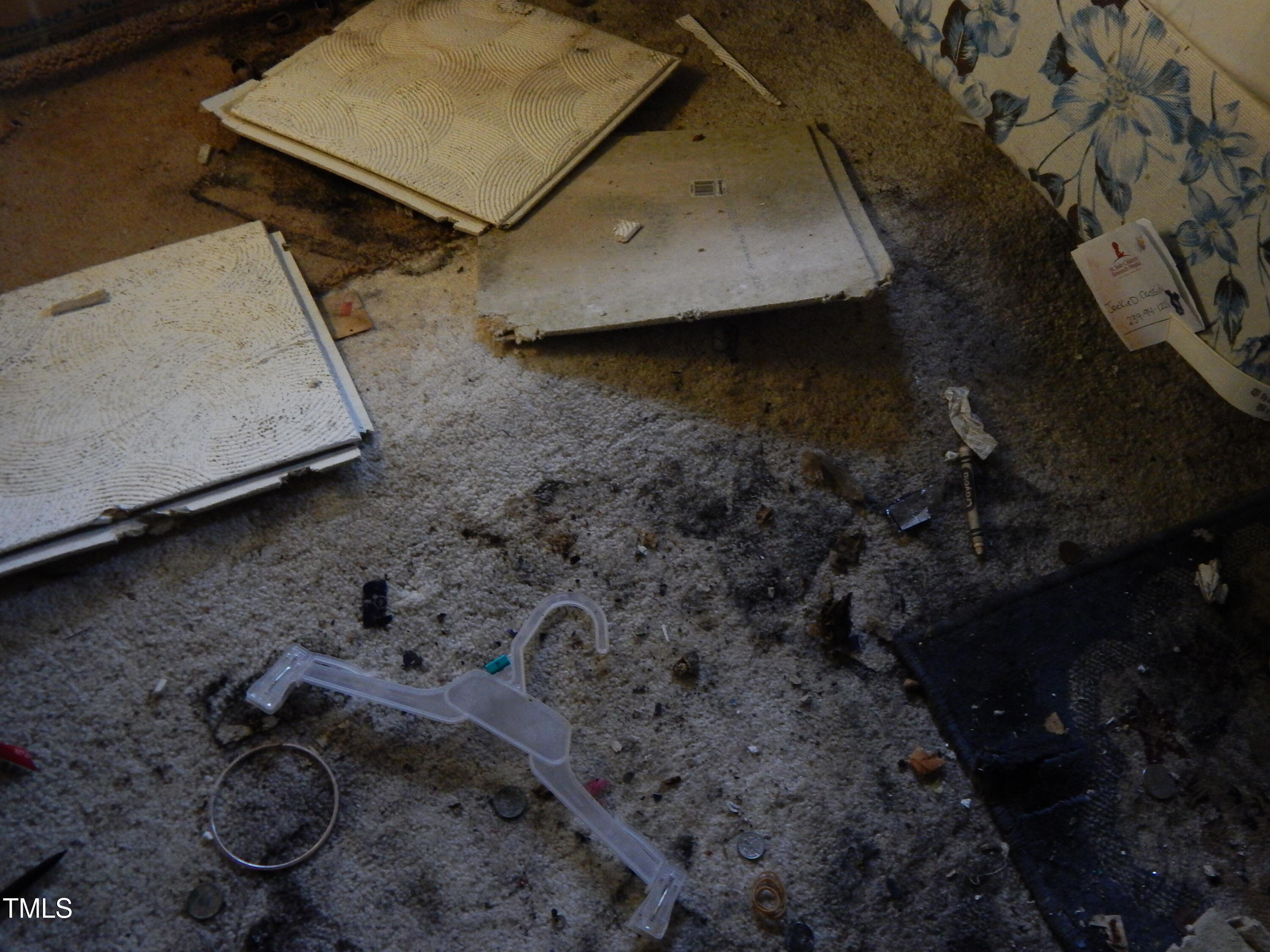 1108 Buckhorn Road Mebane, NC 27302 - Photo 1 of 31 ceiling tile fallen