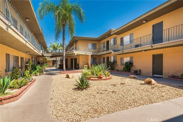 a view of a house with a patio