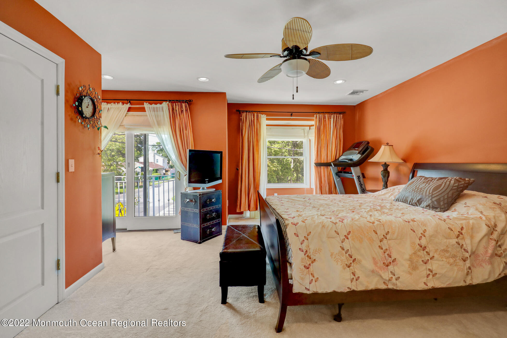 100 Maple Place Keyport, NJ 07735 - Photo 20 of 35 a bed room with a bed and a large window