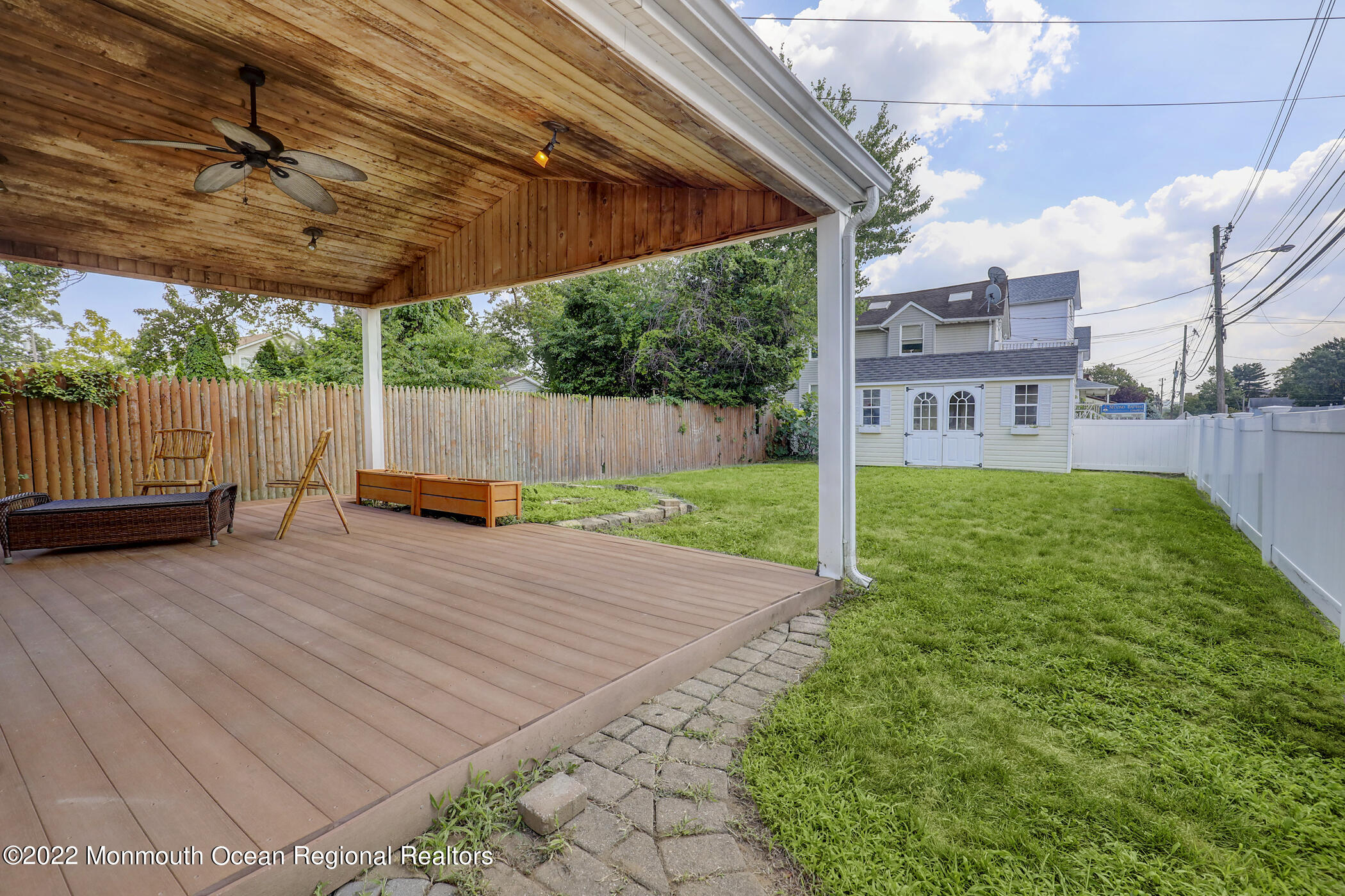 100 Maple Place Keyport, NJ 07735 - Photo 27 of 35 a view of a backyard