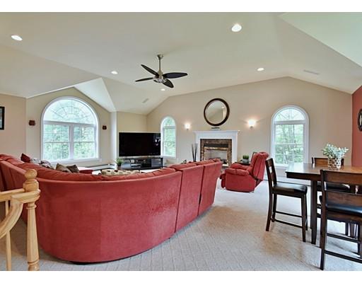 14 Bear Hill Road Billerica, MA 01821 - Photo 17 of 25 a living room with furniture a fireplace and a large window