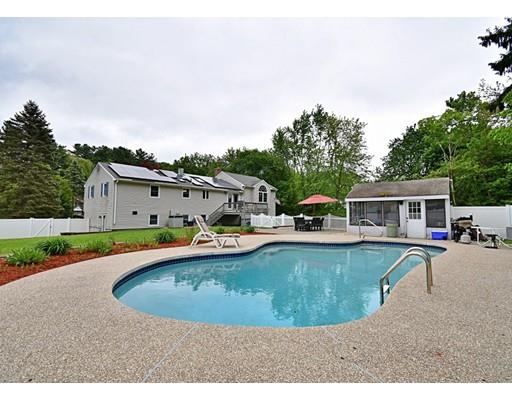 14 Bear Hill Road Billerica, MA 01821 - Photo 2 of 25 an aerial view of a house with swimming pool garden and outdoor seating