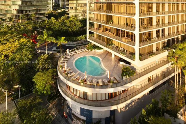 a view of a city with tall buildings