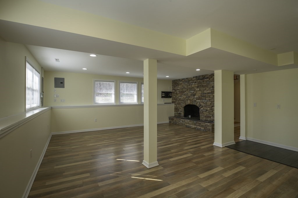 124 Southampton Road Westhampton, MA 01027 - Photo 19 of 25 a view of a livingroom with a fireplace