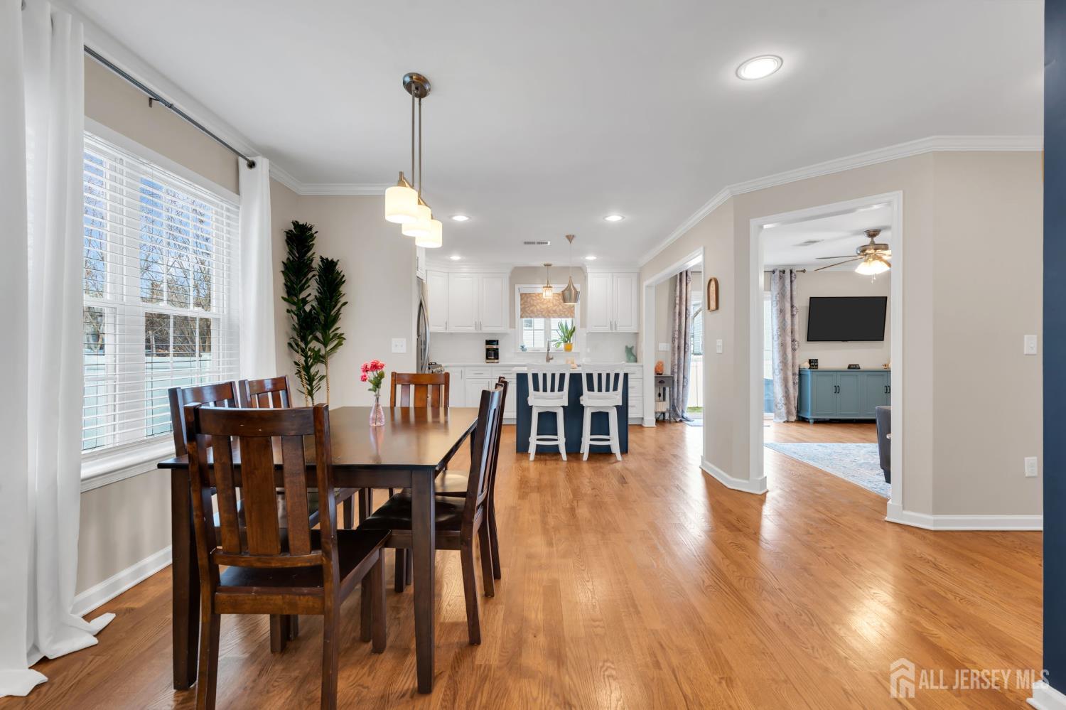 3 Harrison Avenue Aberdeen, NJ 07747 - Photo 9 of 46 a view of a dining room with furniture window and wooden floor
