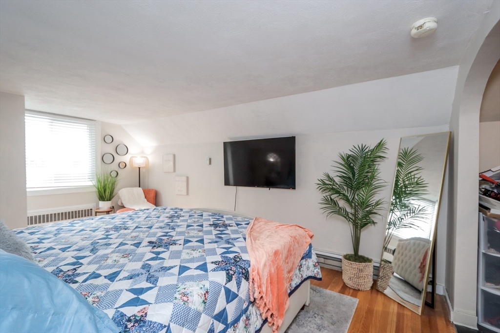 143 Redlands Street Springfield, MA 01104 - Photo 23 of 38 a bedroom with a bed potted plant with the mirror