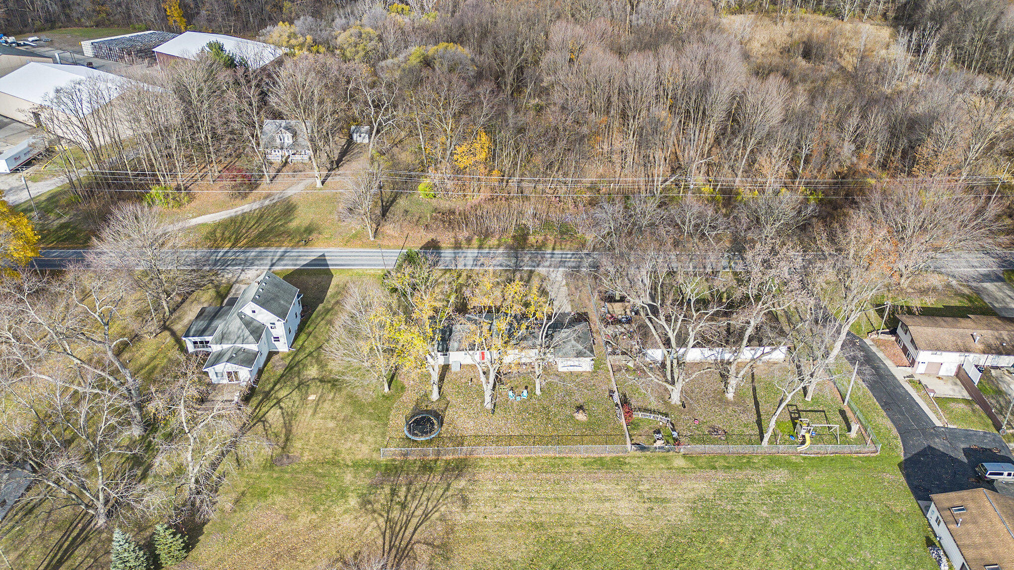 5030 North Branch Road Benton Harbor, MI 49022 - Photo 28 of 34 Back Aerial