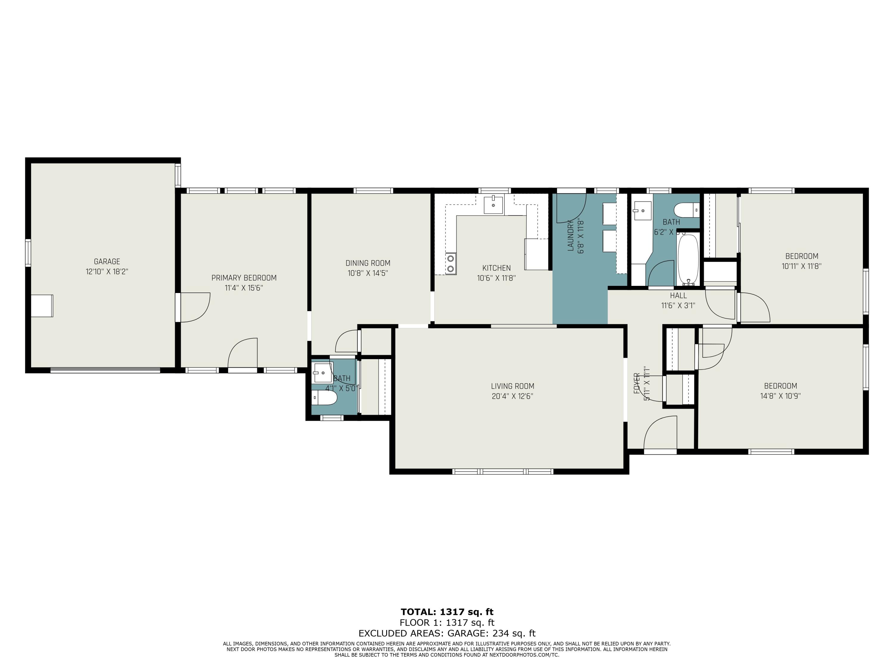 5030 North Branch Road Benton Harbor, MI 49022 - Photo 34 of 34 Floor Plan