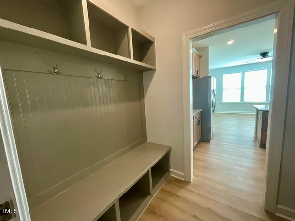 a room with storage