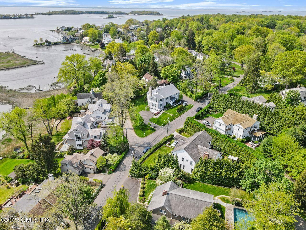 14 Marks Road Riverside, CT 06878 - Photo 2 of 24 an aerial view of residential houses with outdoor space