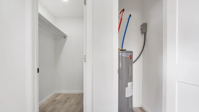 a view of walk in closet