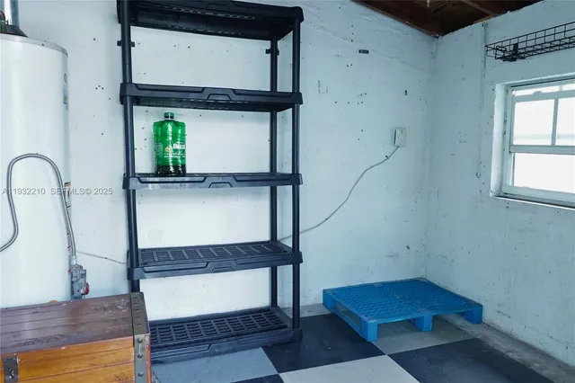 a view of a backyard with a garden