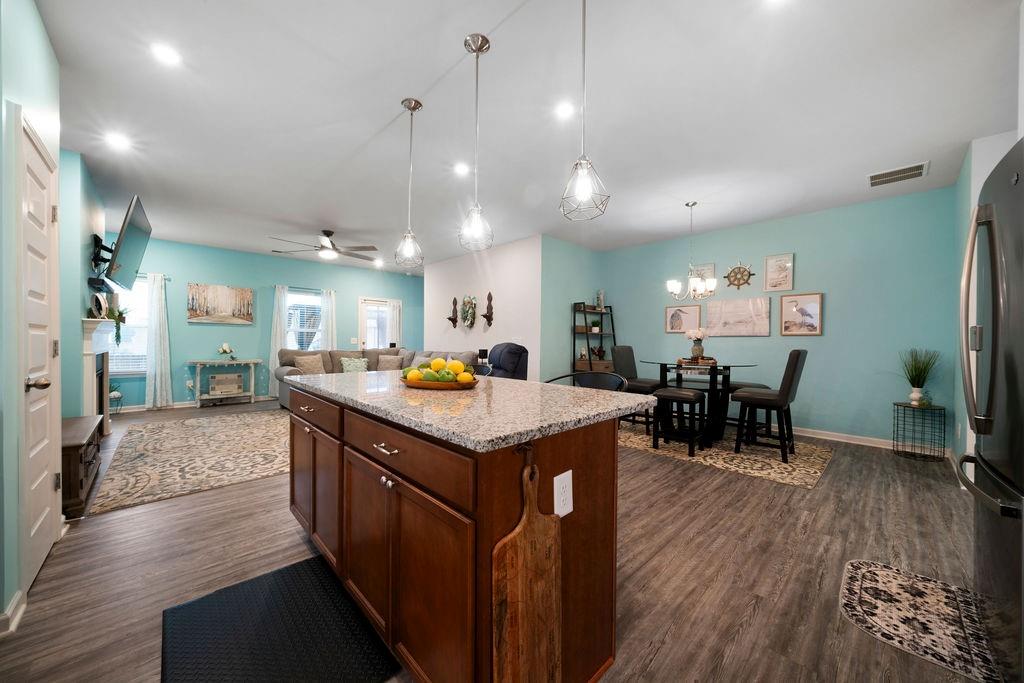 17 Brooke Court Southeast Rome, GA 30161 - Photo 16 of 32 a kitchen with stainless steel appliances granite countertop lots of counter top space