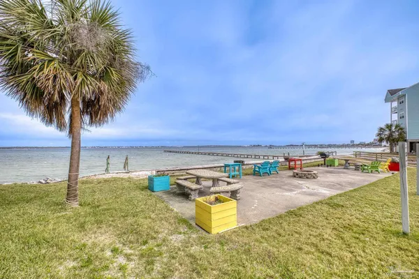 a view of an ocean and beach