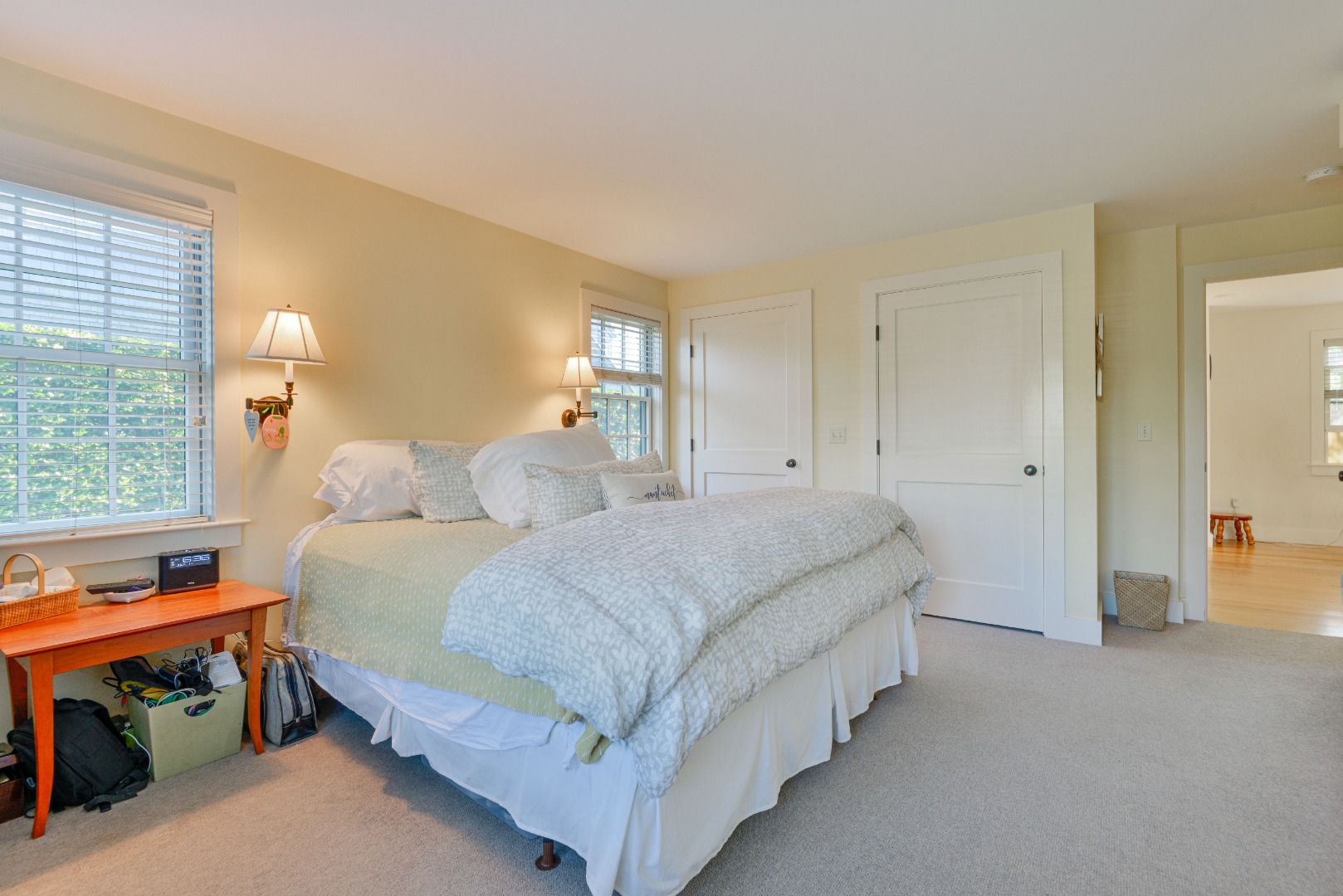 41.5 Nobadeer Farm Road Nantucket, MA 02554 - Photo 23 of 36 a bedroom with a bed and a window
