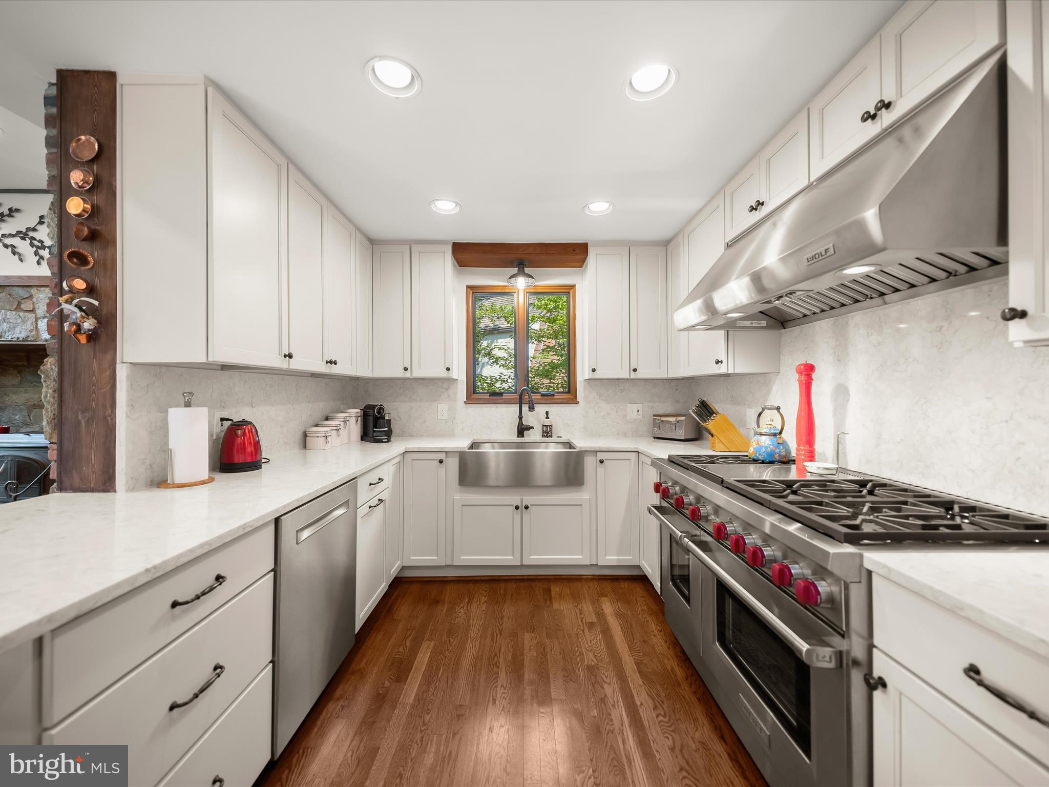 6310 Poe Road Bethesda, MD 20817 - Photo 12 of 46 Kitchen w/48" Wolf Range