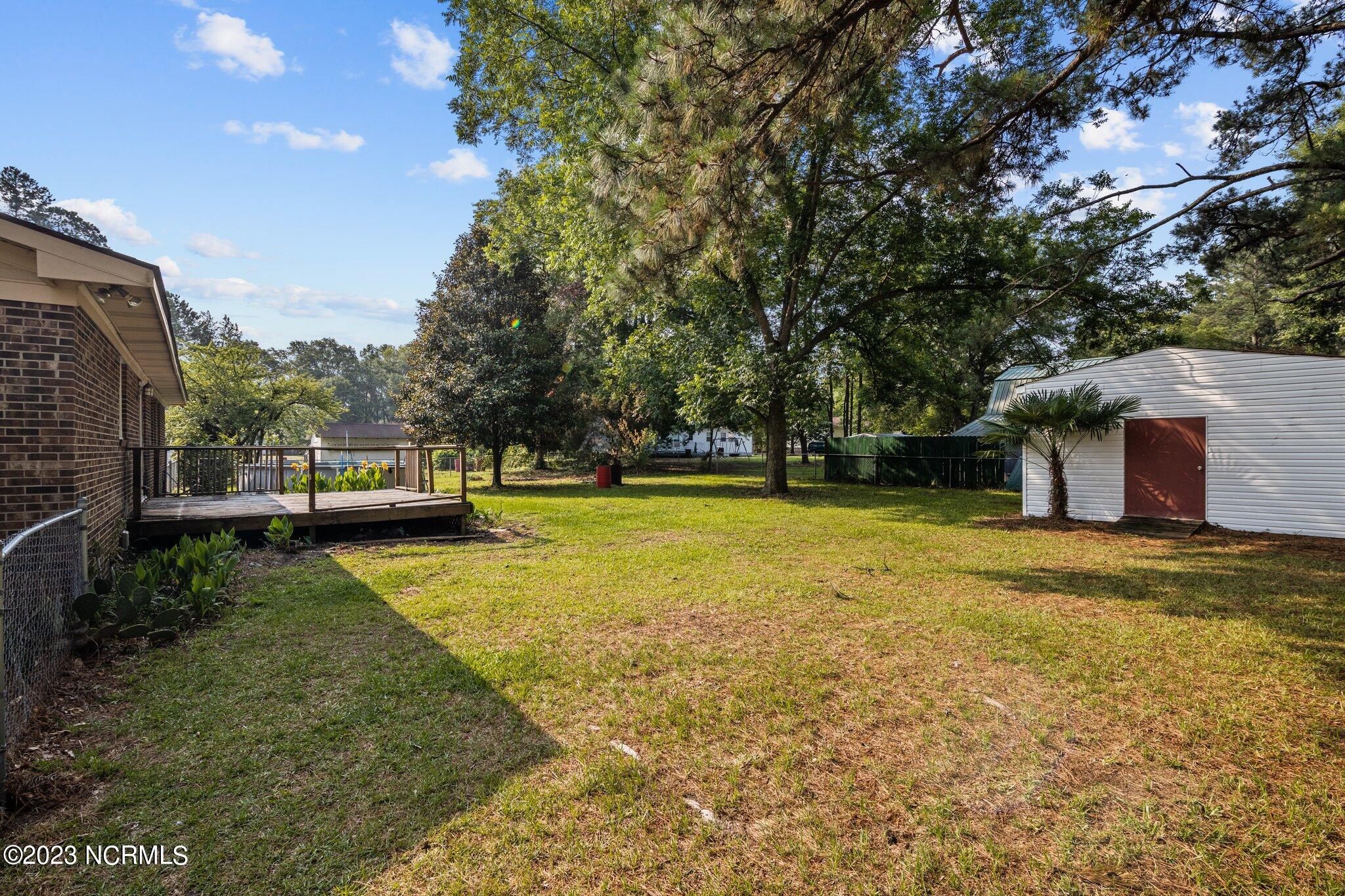 110 Chips Road Vanceboro, NC 28586 - Photo 27 of 38 back yard/ storage shed