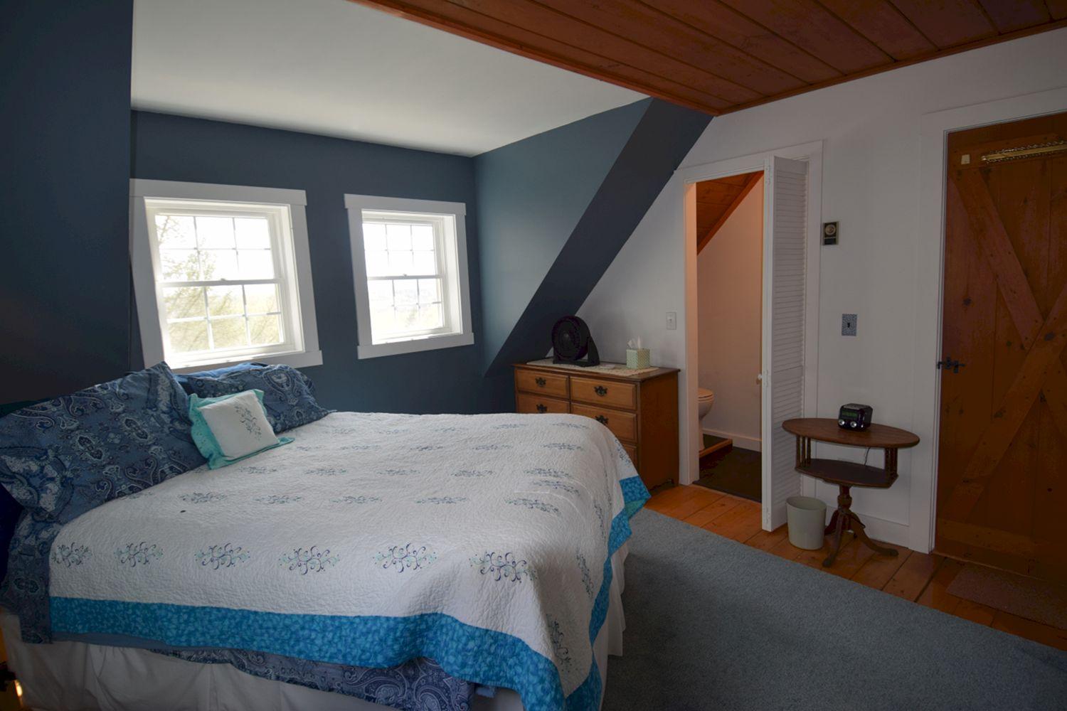 288 Chicken Street Starks, ME 04911 - Photo 27 of 50 Master BR with half bath