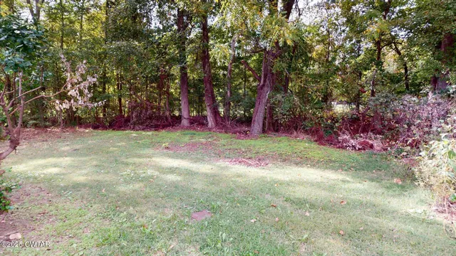 a view of swings on a field