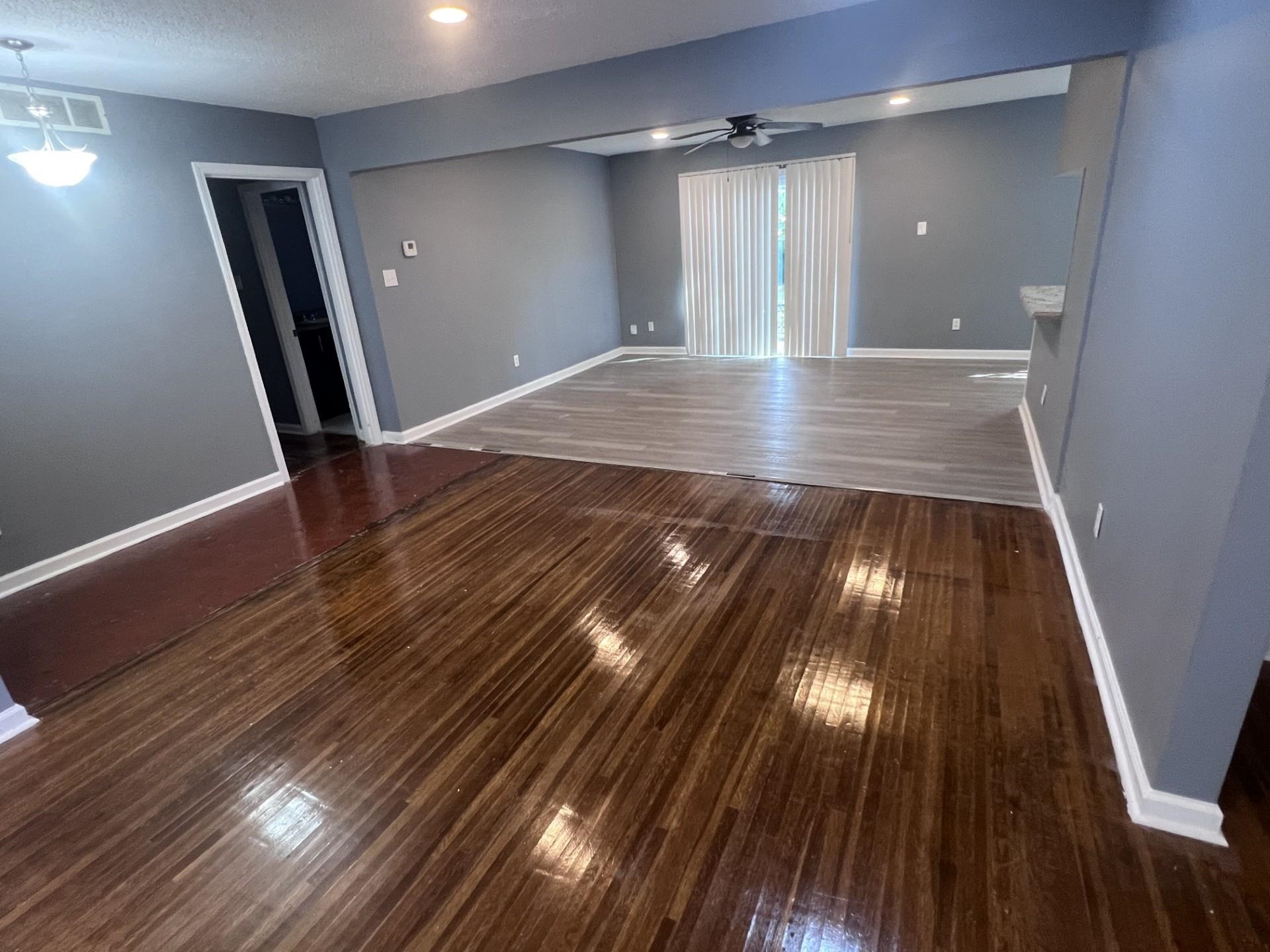 3553 Rhodes Avenue Memphis, TN 38111 - Photo 3 of 14 wooden floor in an empty room