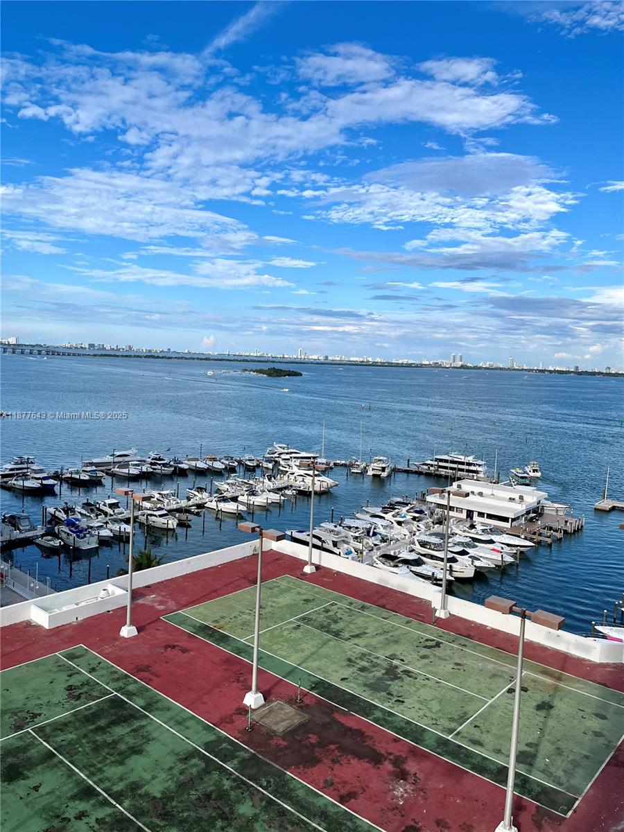 555 Northeast 15th Street, Unit 15G Miami, FL 33132 - Photo 17 of 61 a view of a tennis court