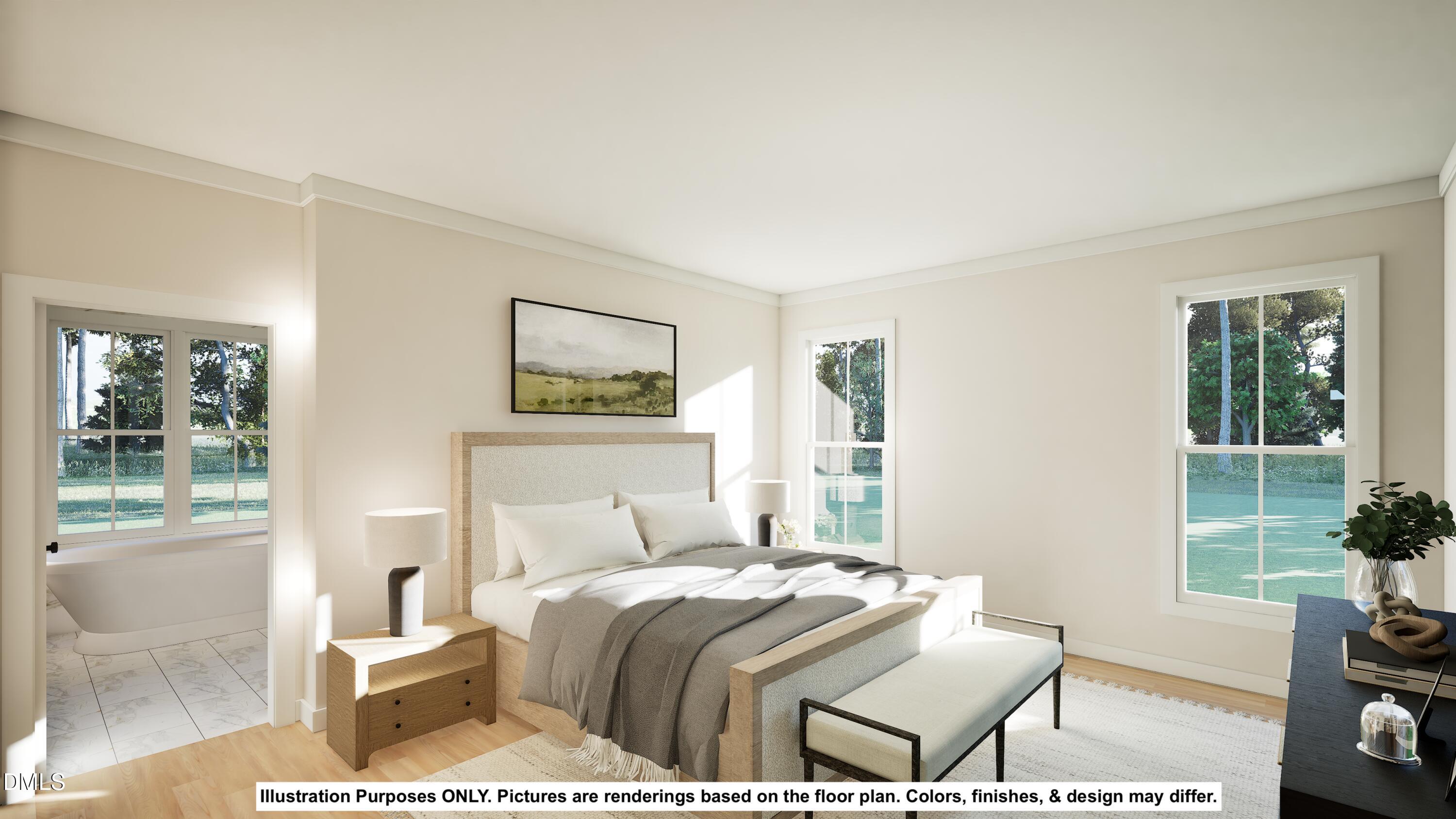 2757 Philo White Road Franklinton, NC 27525 - Photo 5 of 8 a bedroom with a bed and a window