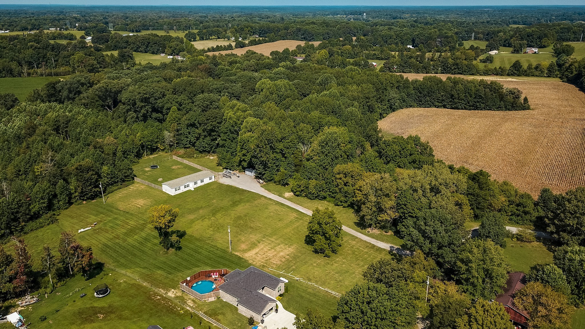 537 Bob Perry Road Bethpage, TN 37022 - Photo 61 of 63 an aerial view of residential houses with outdoor space
