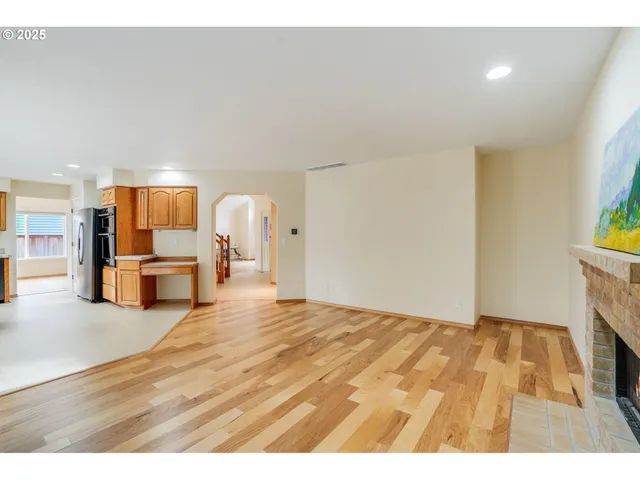 a view of livingroom with furniture and wooden floor