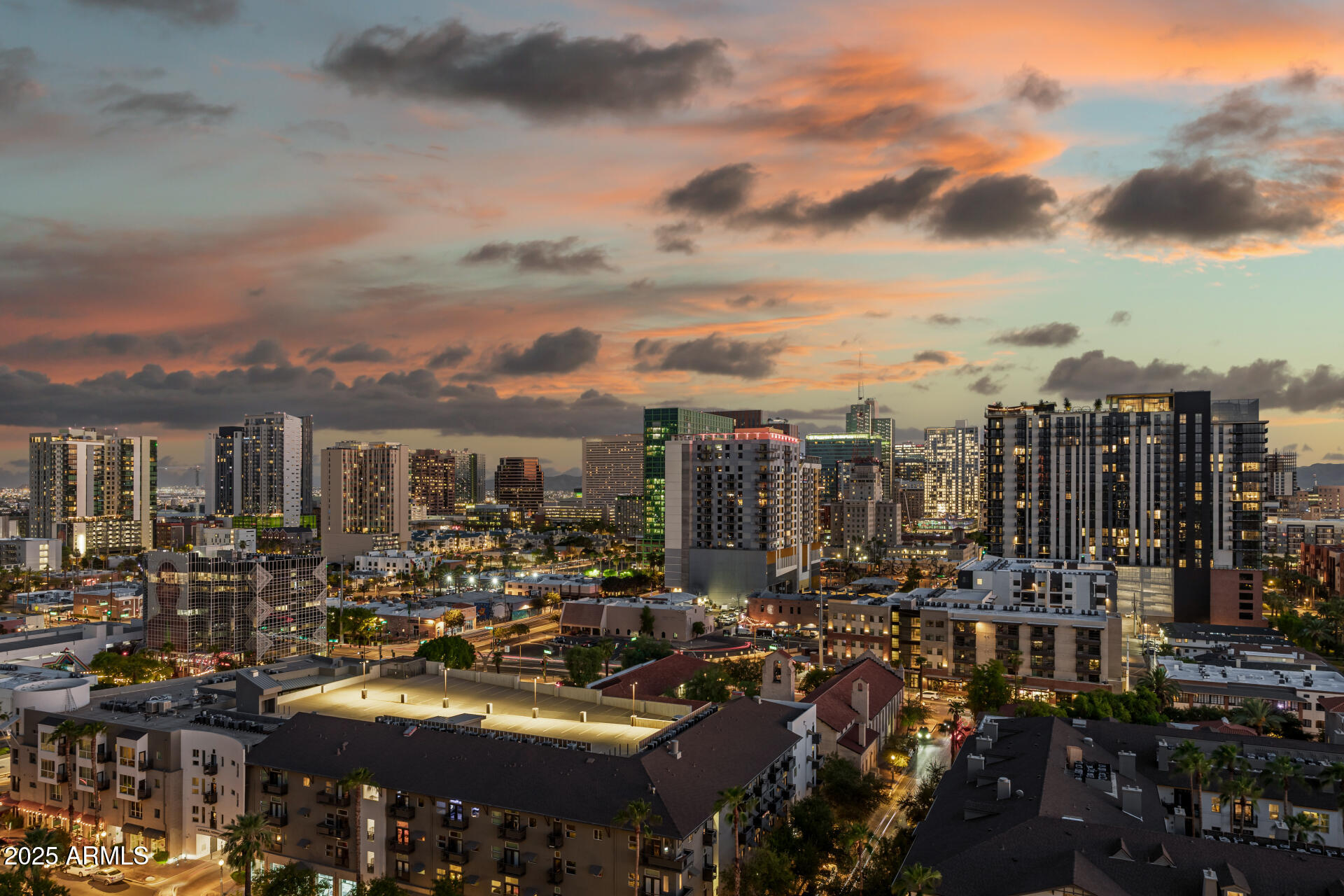 200 West Portland Street, Unit 827 Phoenix, AZ 85003 - Photo 103 of 111 a view of a city with tall buildings