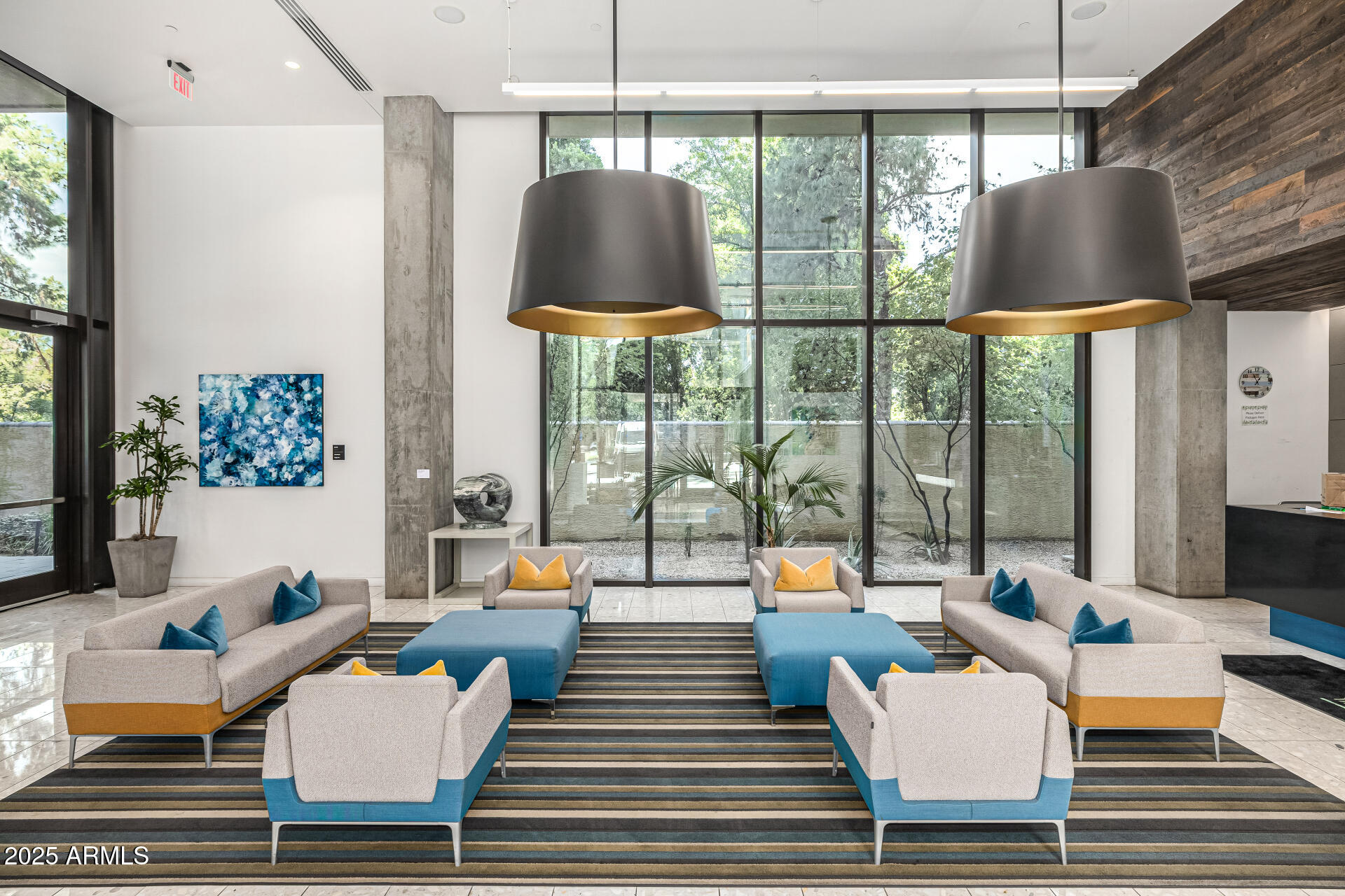 200 West Portland Street, Unit 827 Phoenix, AZ 85003 - Photo 36 of 111 a living room with furniture and a large window