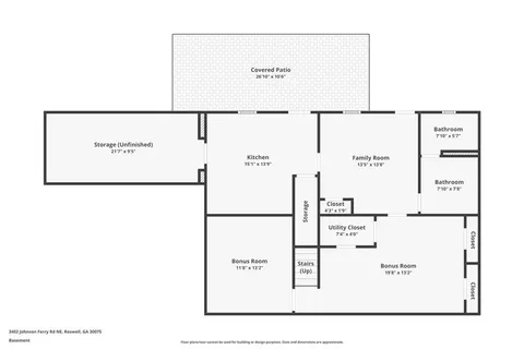 $689,000 | 3402 Johnson Ferry Road Northeast, Roswell, GA 30075