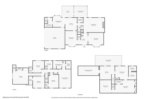 $689,000 | 3402 Johnson Ferry Road Northeast, Roswell, GA 30075