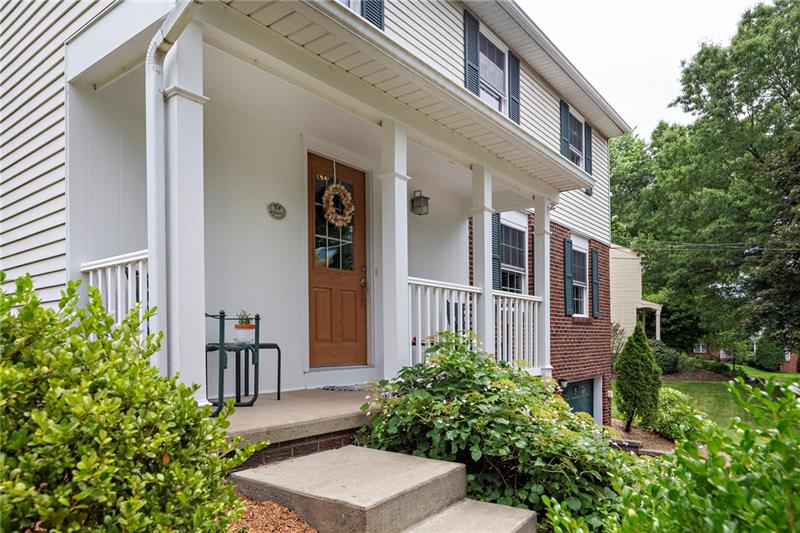 8284 Post Road Allison Park, PA 15101 - Photo 3 of 23 The front porch welcomes friends and family to your home.