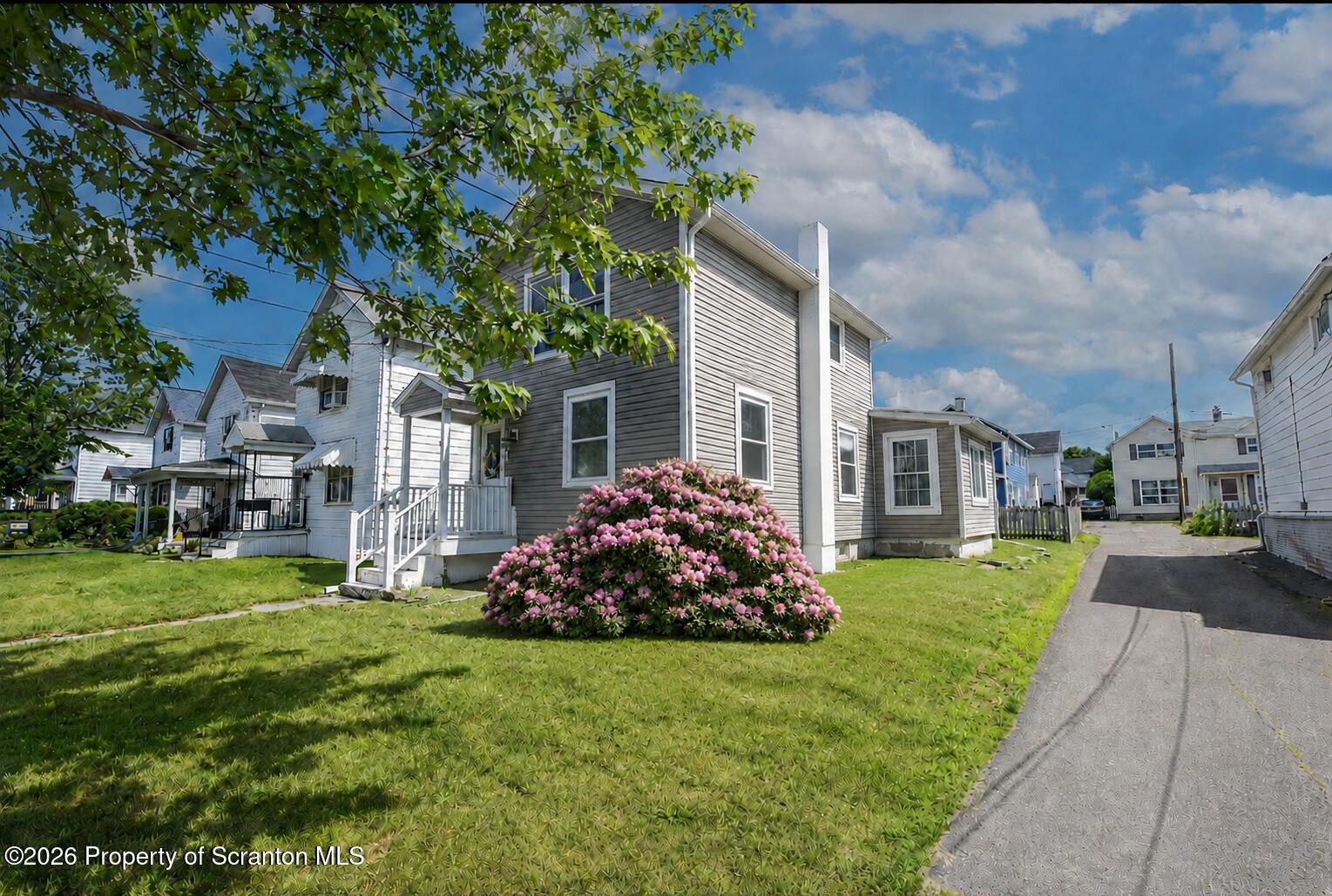 614 Warren Street Blakely, PA 18452 - Photo 6 of 44 from alley corner of property