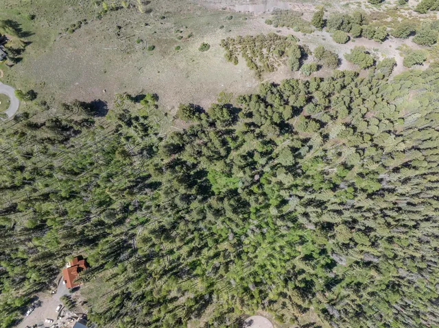 a view of a lake with a mountain in the background