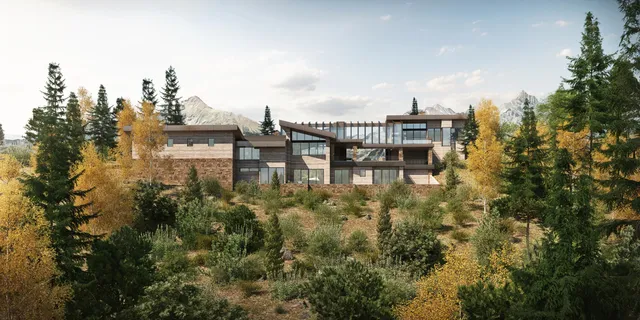 a view of a house with a yard and sitting area