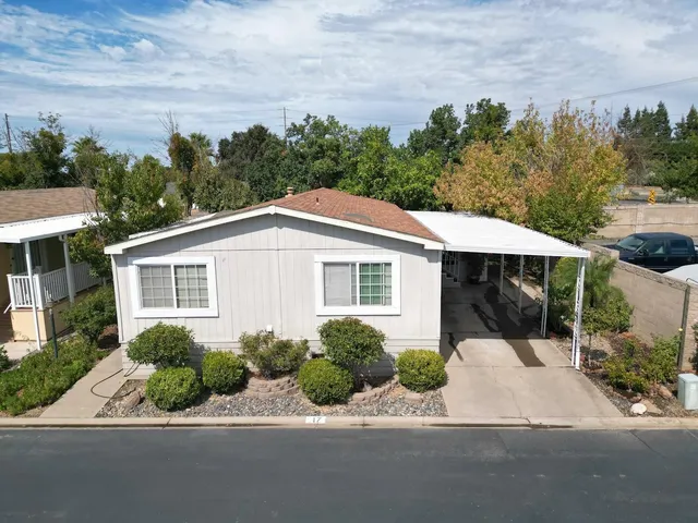 a house with a garden space