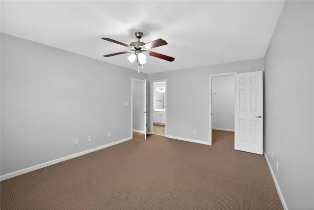 a view of an empty room