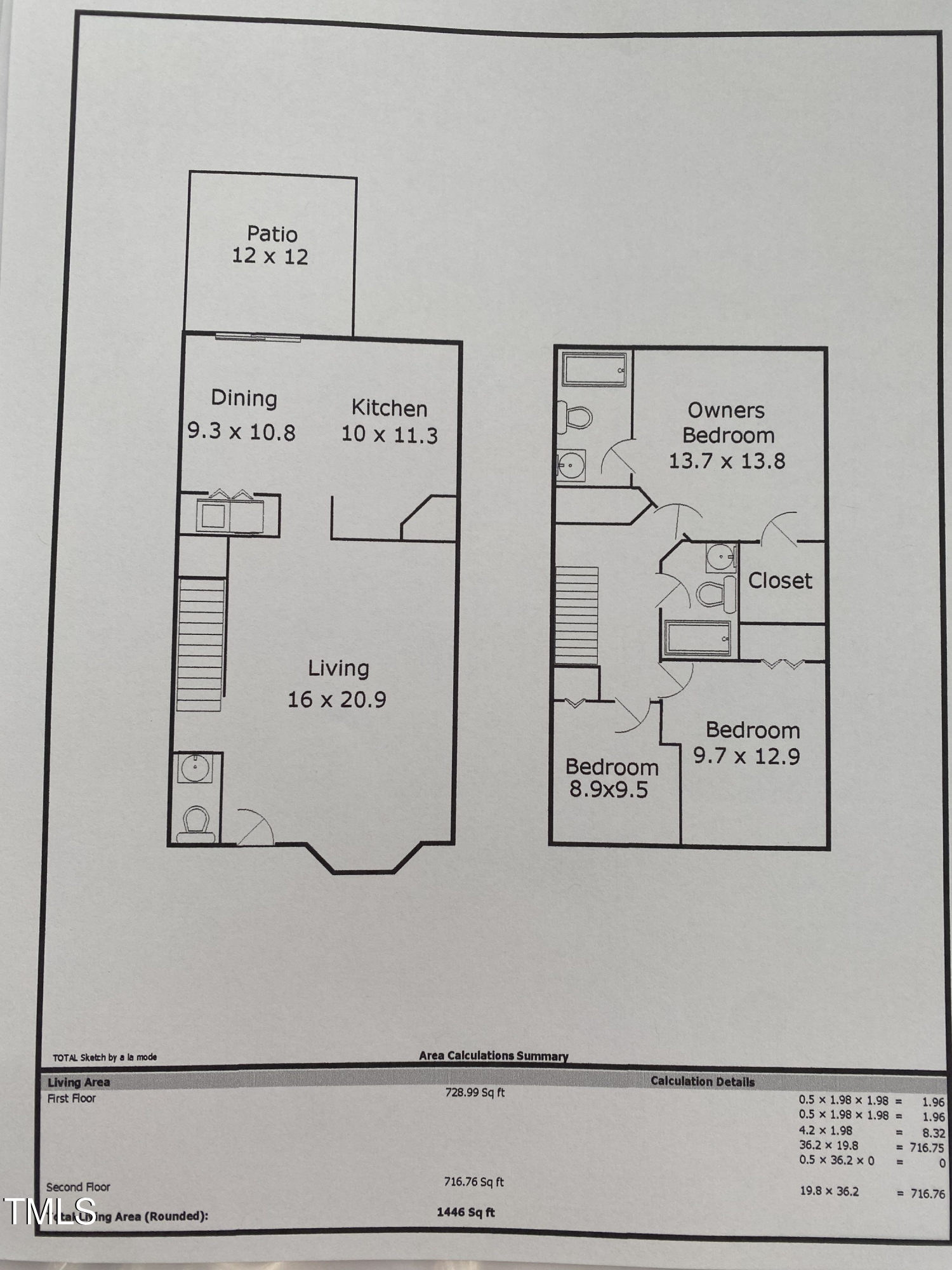 125 Watertree Lane Apex, NC 27502 - Photo 32 of 32 view of a refrigerator with wooden cabinets