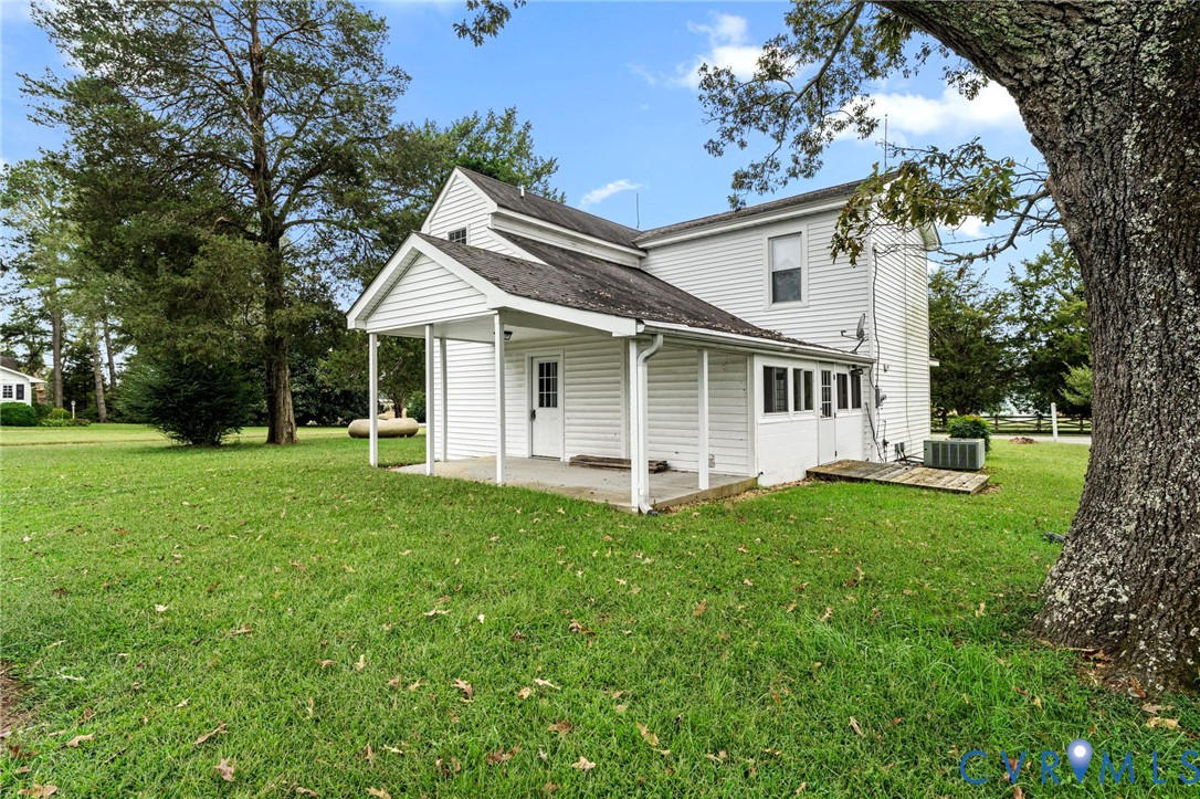 4516 Oldhams Road Hague, VA 22469 - Photo 23 of 23 Rear patio/porch for the grill, outside dining wit